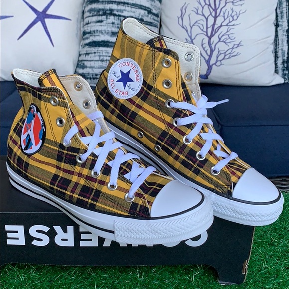 Converse CTAS Hi yellow/white/black MEN’s - Picture 2 of 16